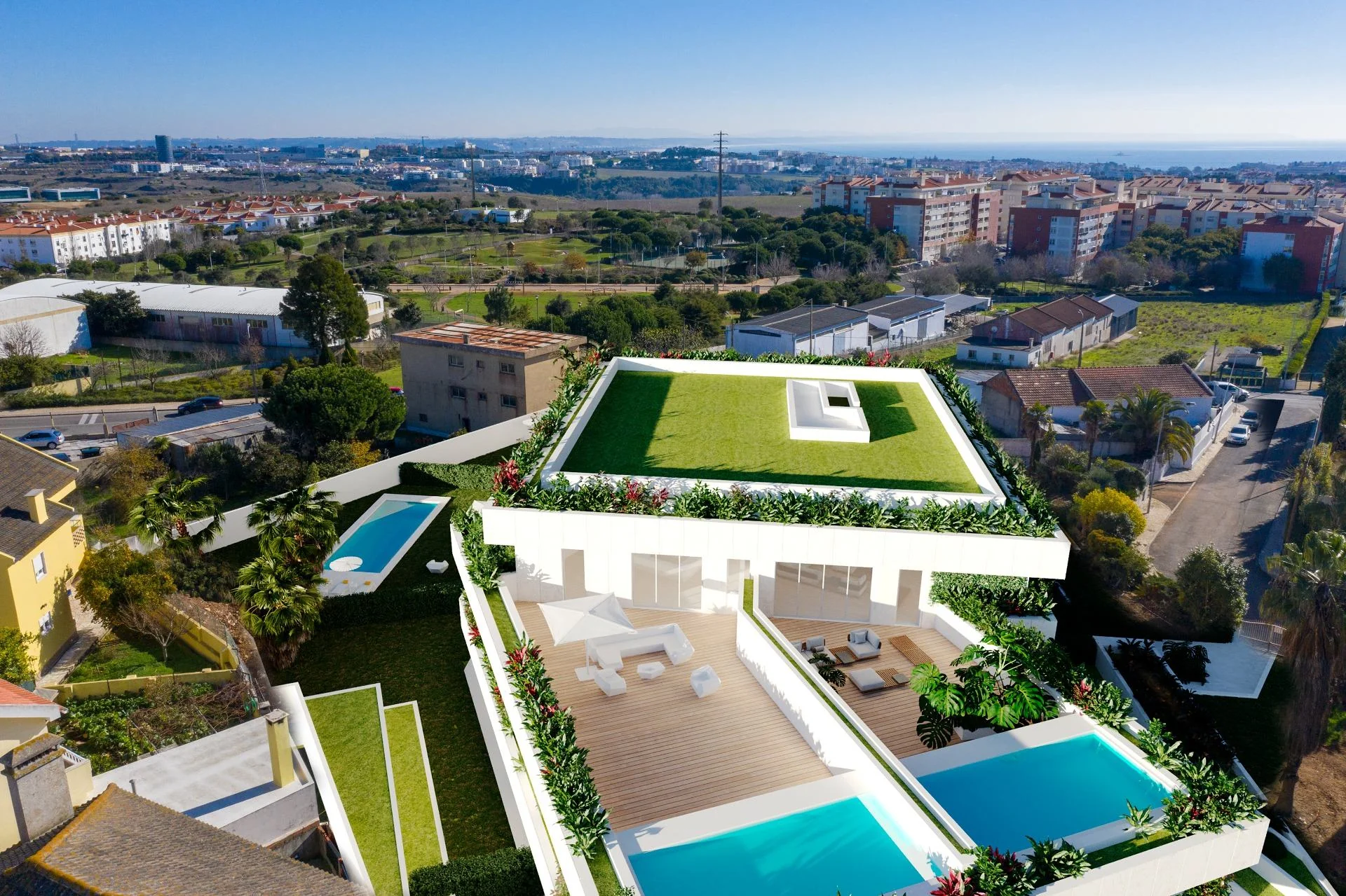 Rooftop & swimming pool — Sta. Sofia Heritage