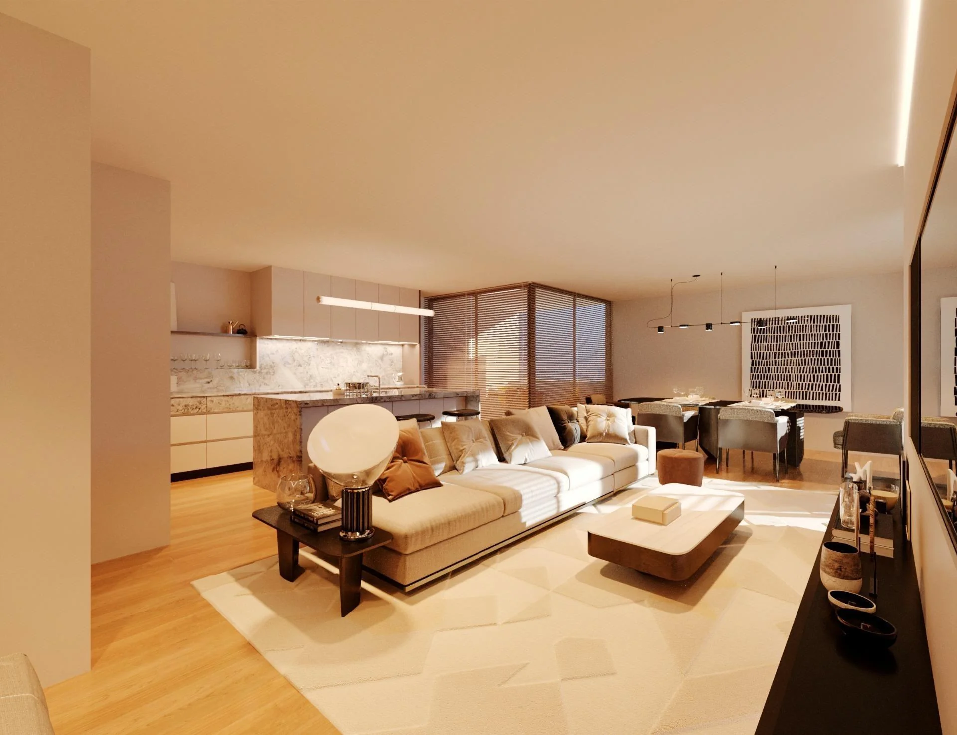 Contemporary living space at Sta. Sofia Heritage
