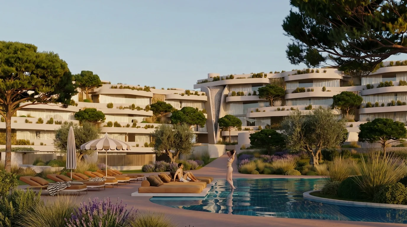 Pool & landscaped surroundings — Vale do Lobo